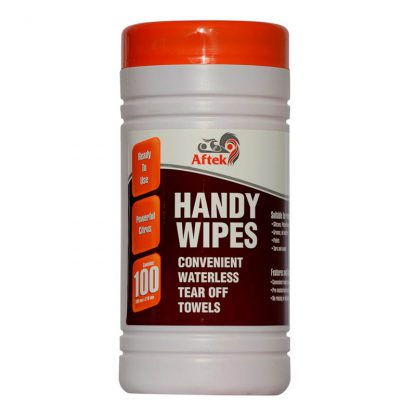 Aftek handy wipes - waterless towels for removing silicone - photo
