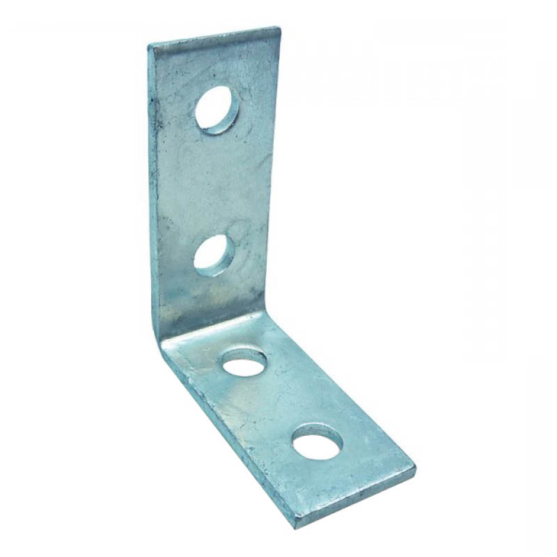 Angle brackets 90 degree fittings 7 holes braced