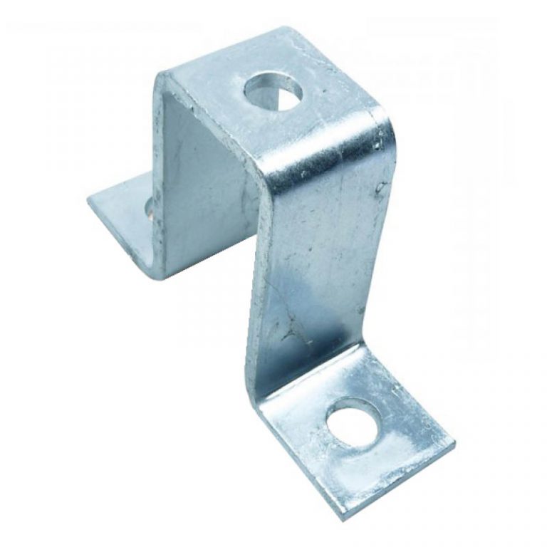 Angle brackets - U shape fittings - 3 holes - for 41x62mm channel