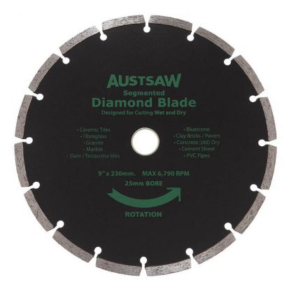 Austsaw diamond blades - segmented rim - photo