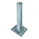 Base plates - with welded channel