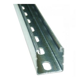 Channel - slotted - 41x41mm - light duty - photo
