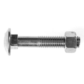 Cup head bolts - with nuts - BSW thread - imperial - photo