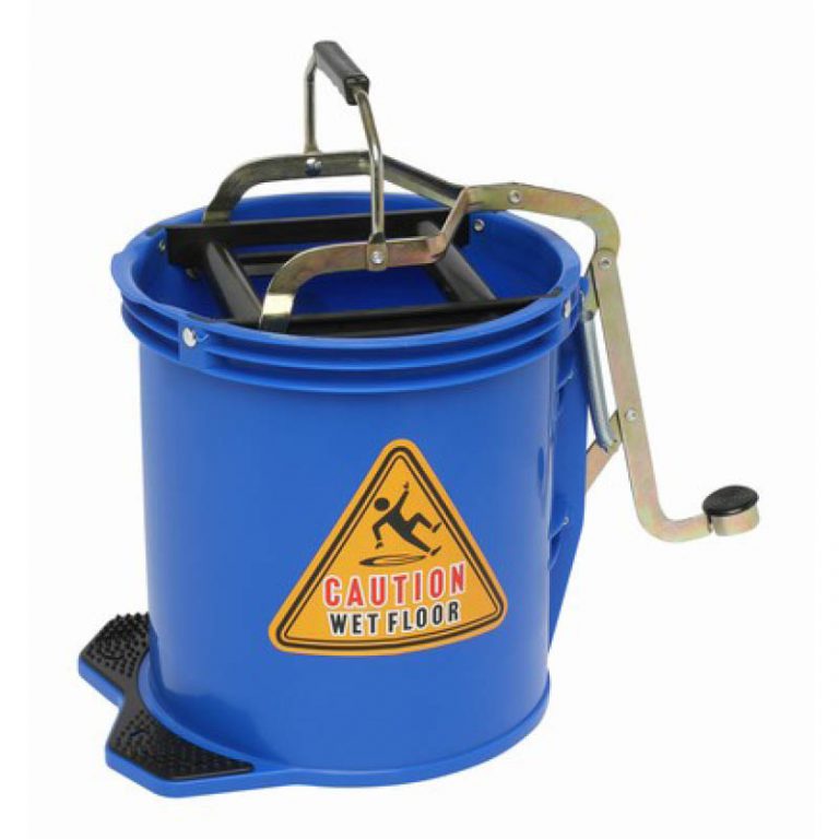 Edco mop bucket with metal wringer 16L capacity