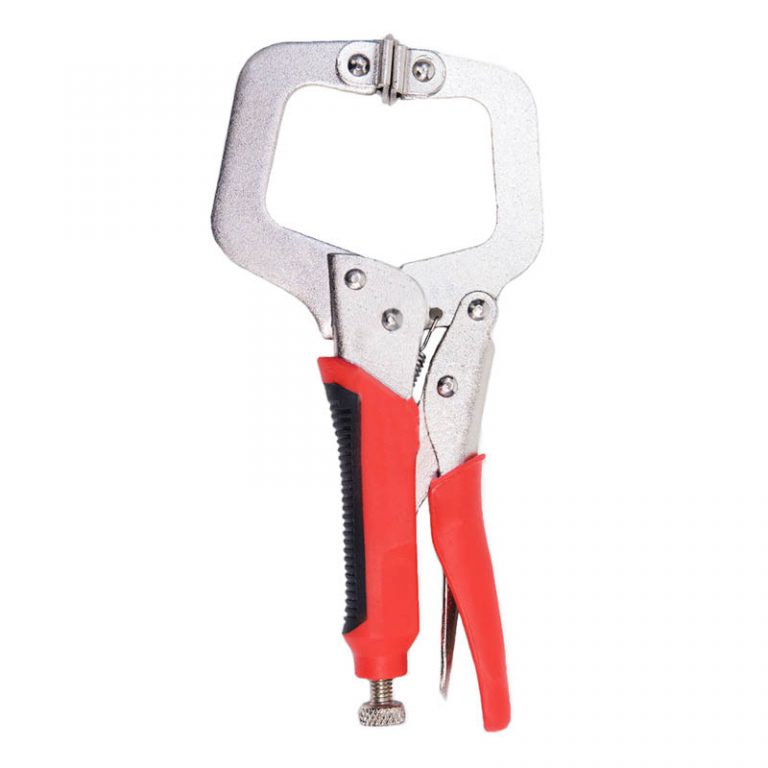 Grip locking C clamp
