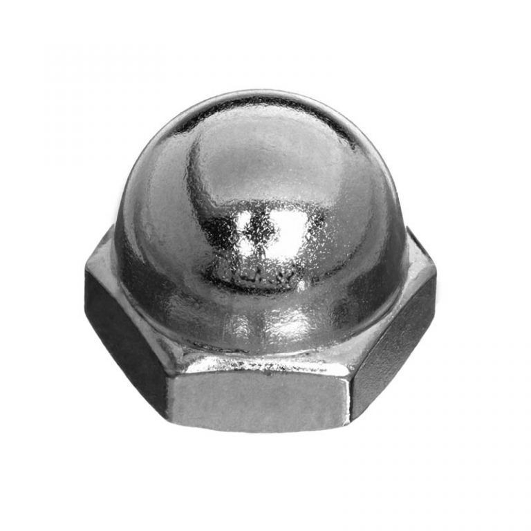 Hex nuts with domed acorn