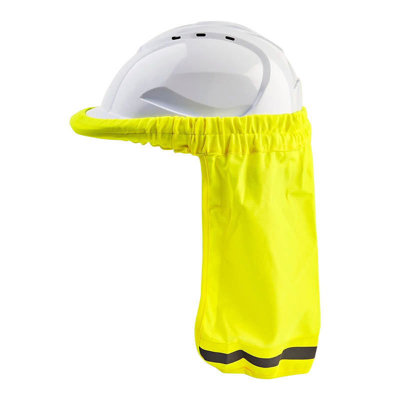 ProChoice hard hat neck shade hivis fluoro yellow