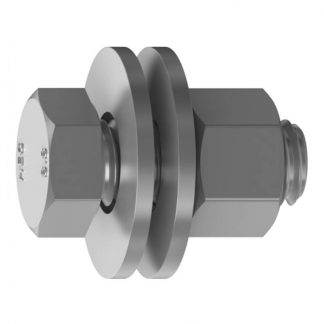 Purlin bolts - hex head - with nuts & washers - structural assembly - photo