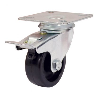 Richmond plate castors - 30kg load capacity - swivel/brake