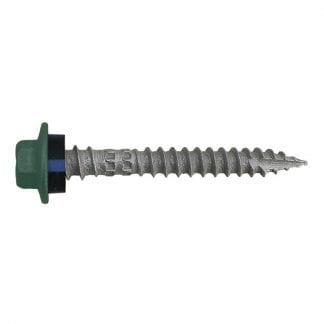 Self drilling screws for timber - hex head - top grip with seal - type 17 point - painted - photo