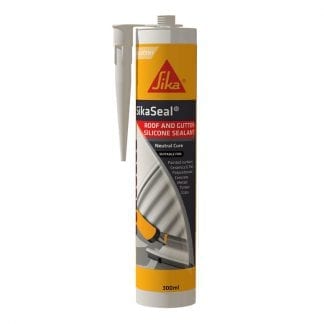 Sika SikaSeal Roof & Gutter silicone sealant - photo