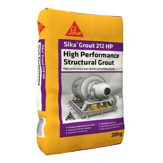 SikaGrout 212 HP high performance cementitious grout - photo