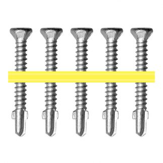 Quik Drive timber to steel screws - square drive countersunk head - wing drill point - collated - photo