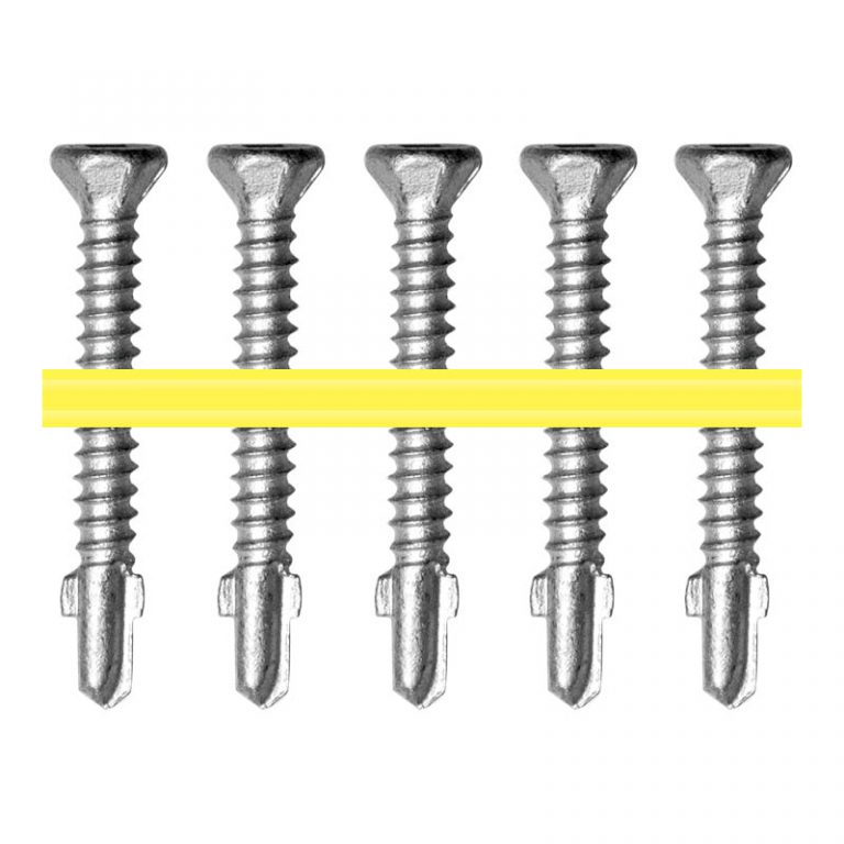 Quik Drive timber to steel screws square drive countersunk head
