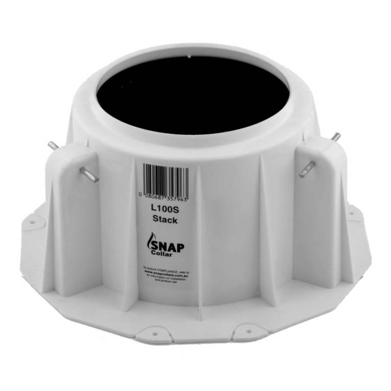 Snap L100S lowtop stack fire collars Snap smoke and fire rated collars