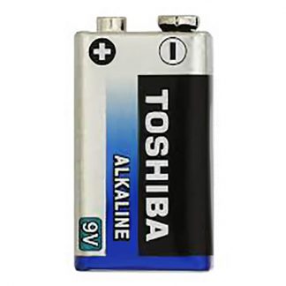 Toshiba alkaline batteries - 9 volt - photo