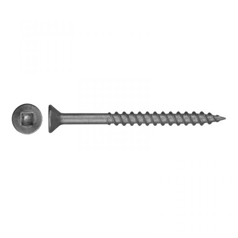 Treated pine screws square drive countersunk head coarse thread