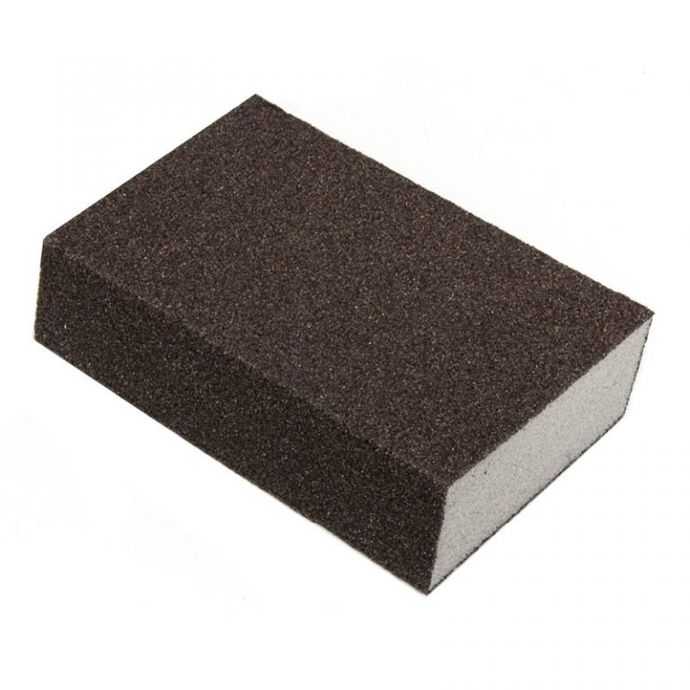 Foam sanding blocks angled sides fine & medium grit