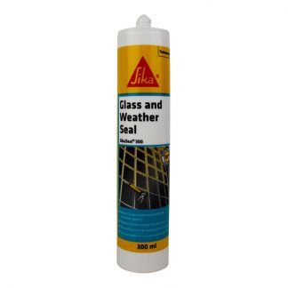 SikaSeal 300 glass & weather silicone sealant photo