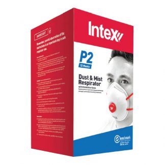 Intex dust masks - P2 respirator with valve - disposable - box