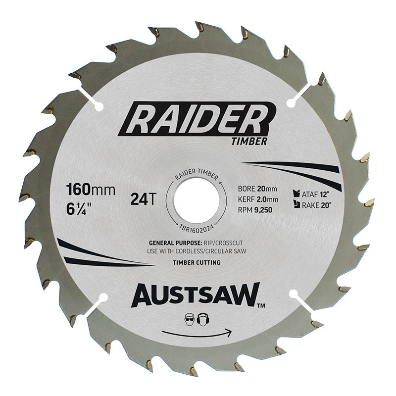 Austsaw Raider circular saw blades for timber