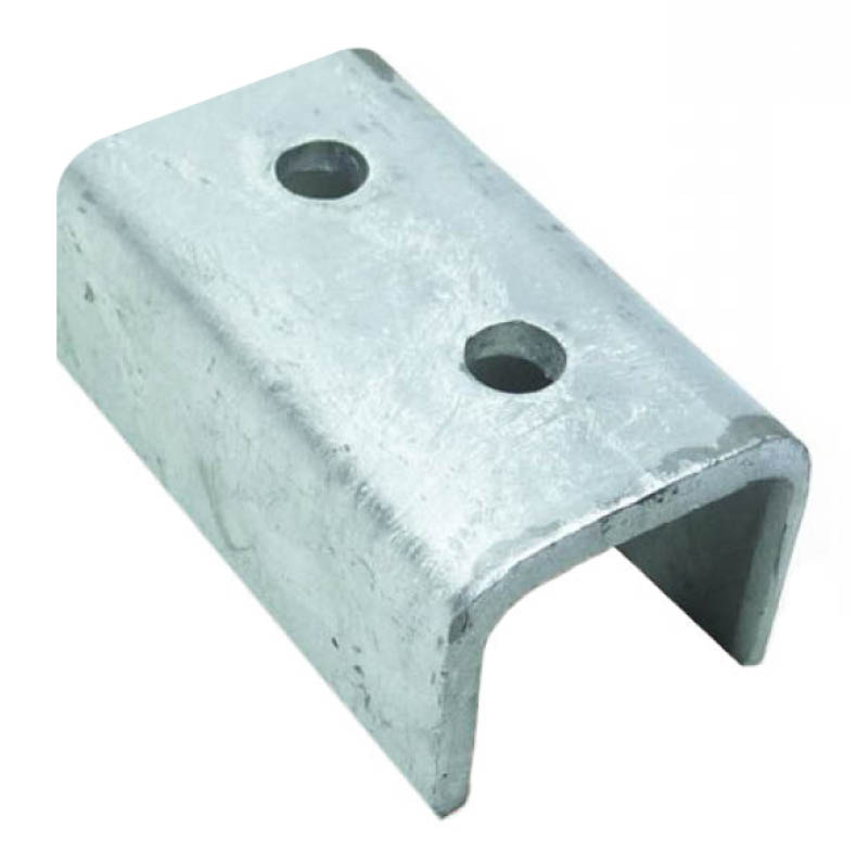 Angle brackets U shape fittings 2 holes for 41x41mm