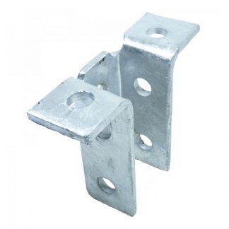 Angle brackets - wing shape fittings - 8 holes