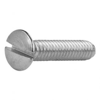 Metal thread screws - slotted countersunk head photo