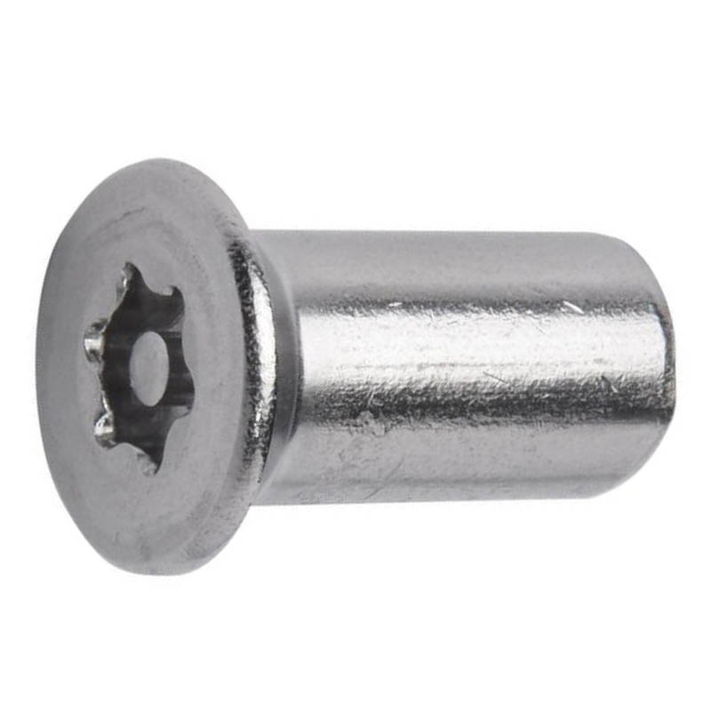 Security barrel nuts post torx countersunk head