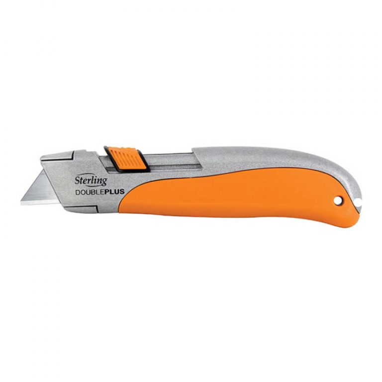 Sterling safety knife self retracting blade