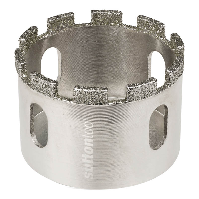 SUTTON 19mm DIAMOND GRIT HOLESAW FOR CERAMIC TILES FIBRE CEMENT & SOFT STONE