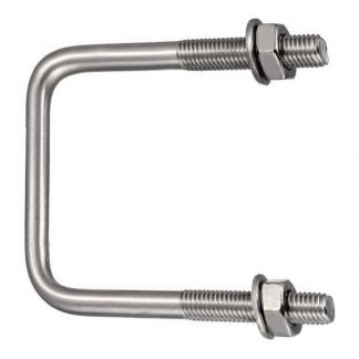 U bolts - square - with nuts & spring washers photo