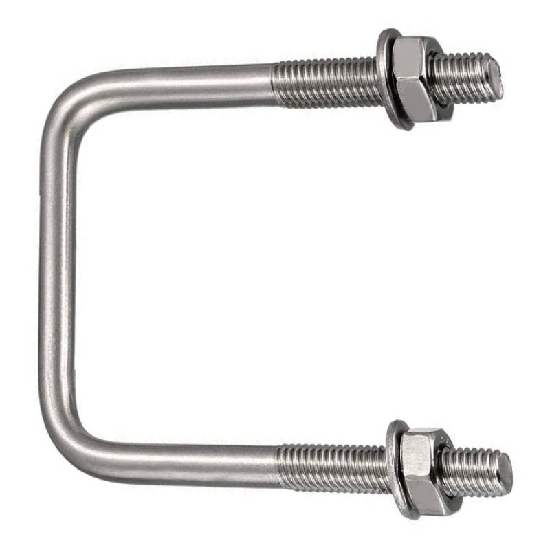 U bolts square with nuts & spring washers