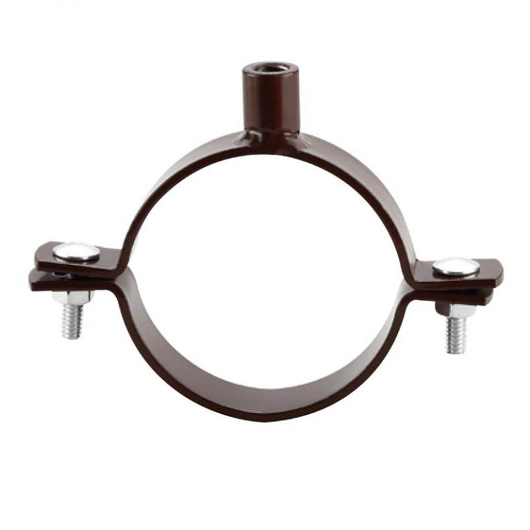 Welded nut clips for copper pipe