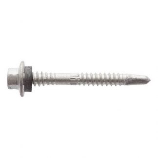 Buildex self drilling screws for metal - hex grip with seal - drill point photo