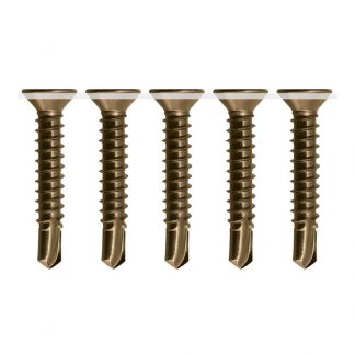Fibre cement screws - phillips countersunk head - drill point - collated photo