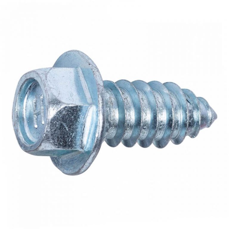 HVAC screws hex head blunt point