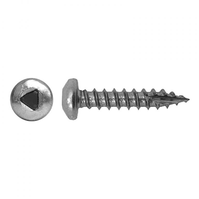 Security screws trilobular drive button head type 17 point