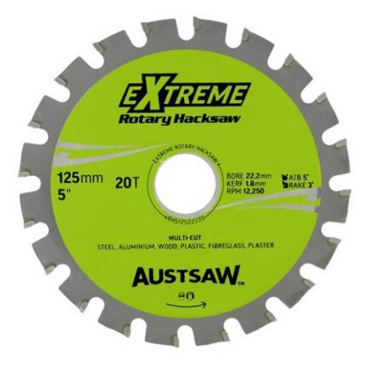 Austsaw Extreme rotary hacksaw blades - for metal & laminates photo