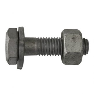 Hex head bolts - with nuts & washers - structural assembly photo