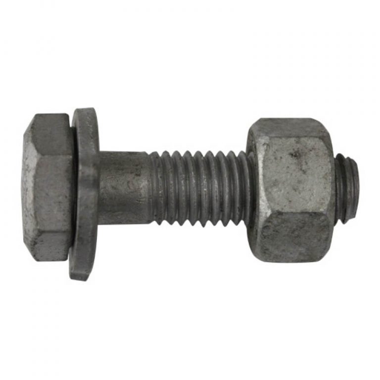 Hex head bolts with nuts & washers structural grade assembly