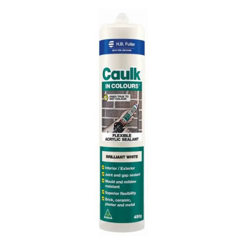 H.B. Fuller Caulk in colours acrylic sealant