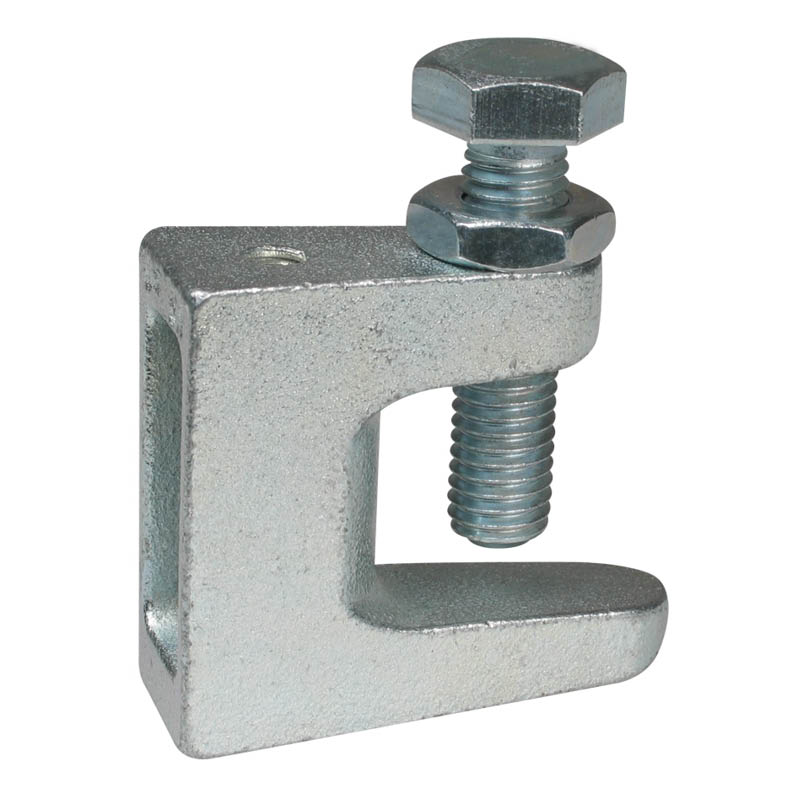 Beam clamps for threaded rod