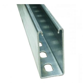 Channel - slotted - 41x62mm photo