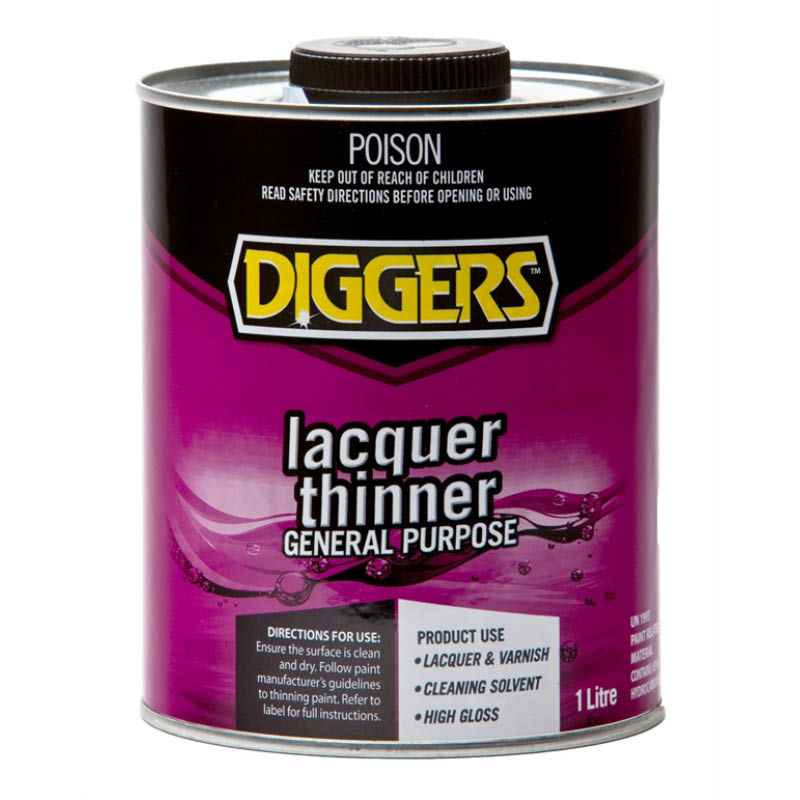 Diggers lacquer thinner general purpose thinners