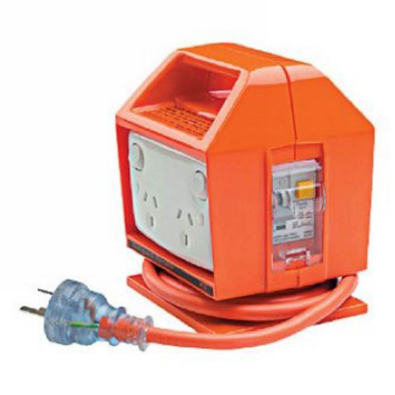 Portable safety power block heavy duty 4 x 10Amp outlets