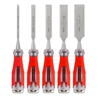 Sterling Ultimax wood chisel set - 5 piece - with case photo