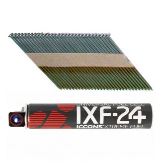 D-head strip framing nails - with fuel cells photo