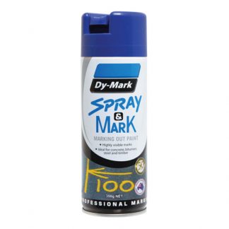 Dy-Mark spray & mark - marking out paint - blue photo