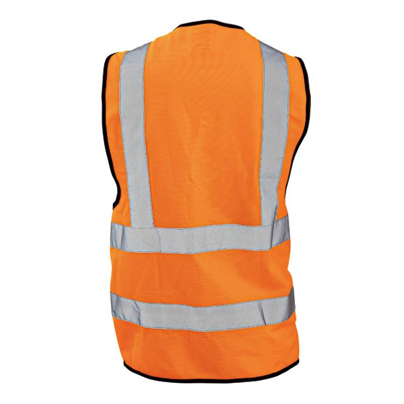 High visibility safety vests - H back - day/night - back photo